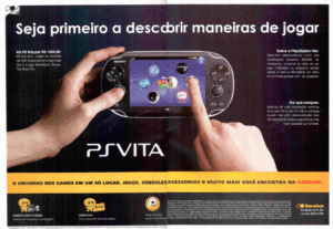 Propaganda PS Vita Saraiva - Revista PlayStation 160 - 2012