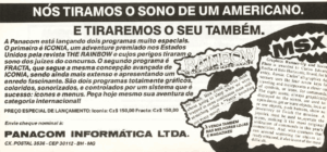 Propaganda Panacom - MSX Micro 09 - 1987