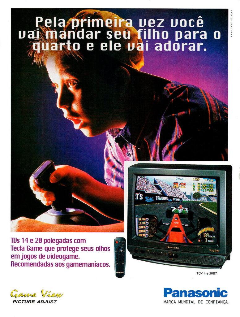 Propaganda Panasonic - Ação Games 122 - 1997