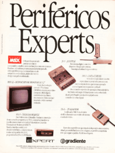 Propaganda Periféricos Experts - MSX Micro 01 - 1985