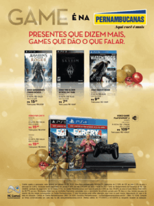 Propaganda Pernambucanas - Revista PlayStation 199 - 2014