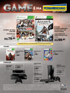 Propaganda Pernambucanas - Revista Oficial Xbox 93 - 2014