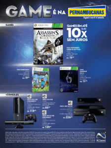 Propaganda Pernambucanas - Revista Oficial Xbox 98 - 2014