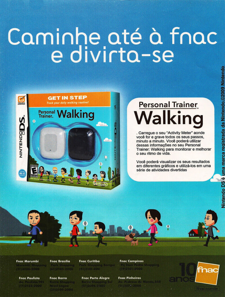 Propaganda Personal Trainer Walking - NGamer Brasil 23 - 2009