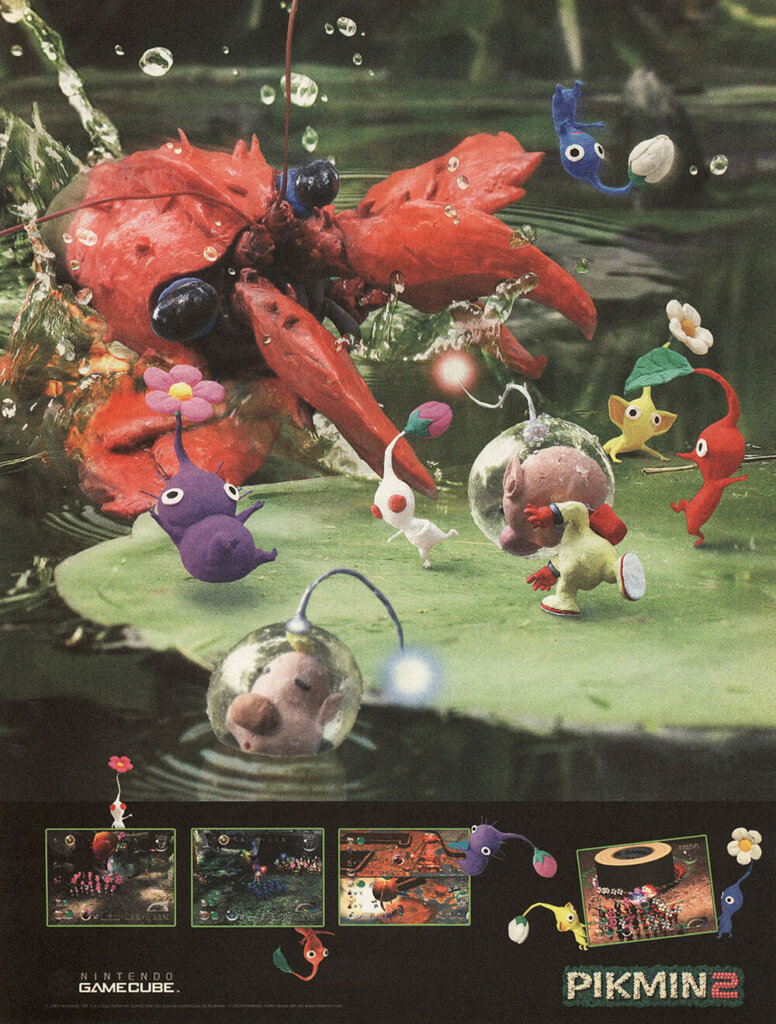 Propaganda Pikmin 2 - Nintendo World 73 - 2004