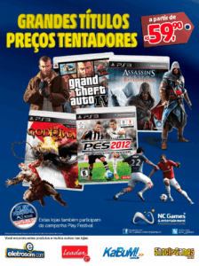 Propaganda Play Festival NC Games - Revista PlayStation 164 - 2012