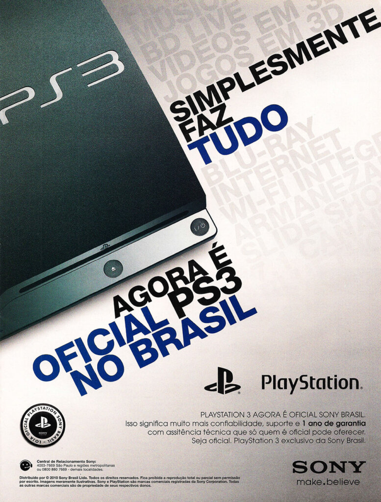 Propaganda PlayStation 3 - EDGE 17 - 2010