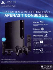 Propaganda PlayStation 3 - Revista PlayStation 159 - 2012