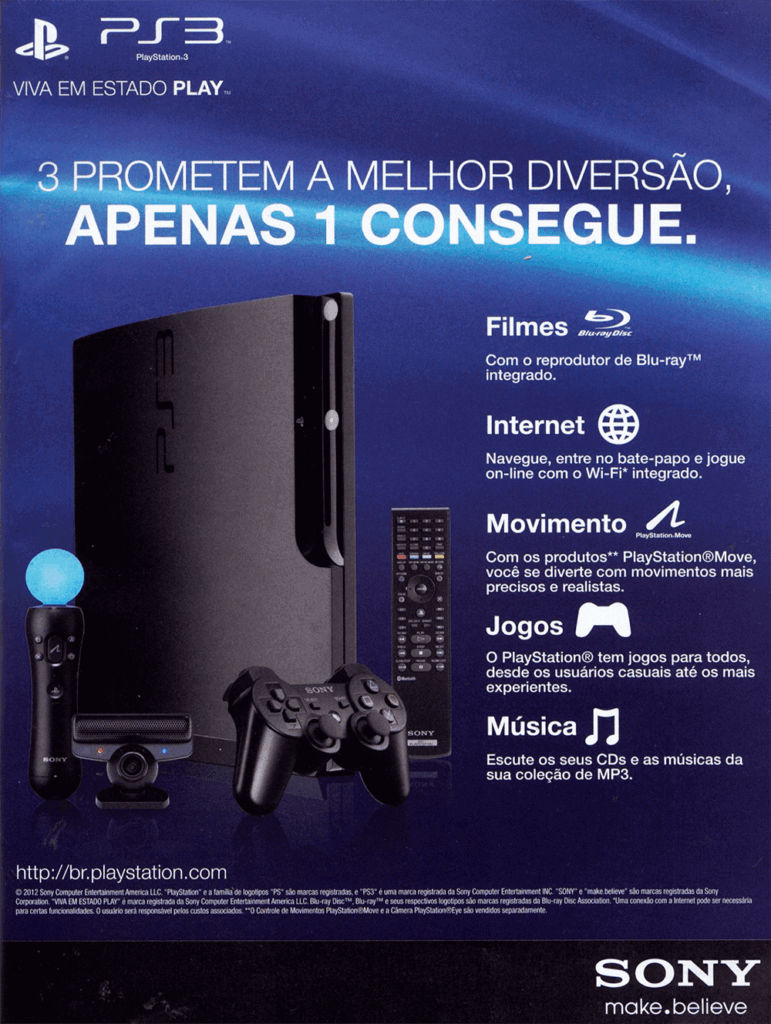 Propaganda PlayStation 3 - Revista PlayStation 159 - 2012