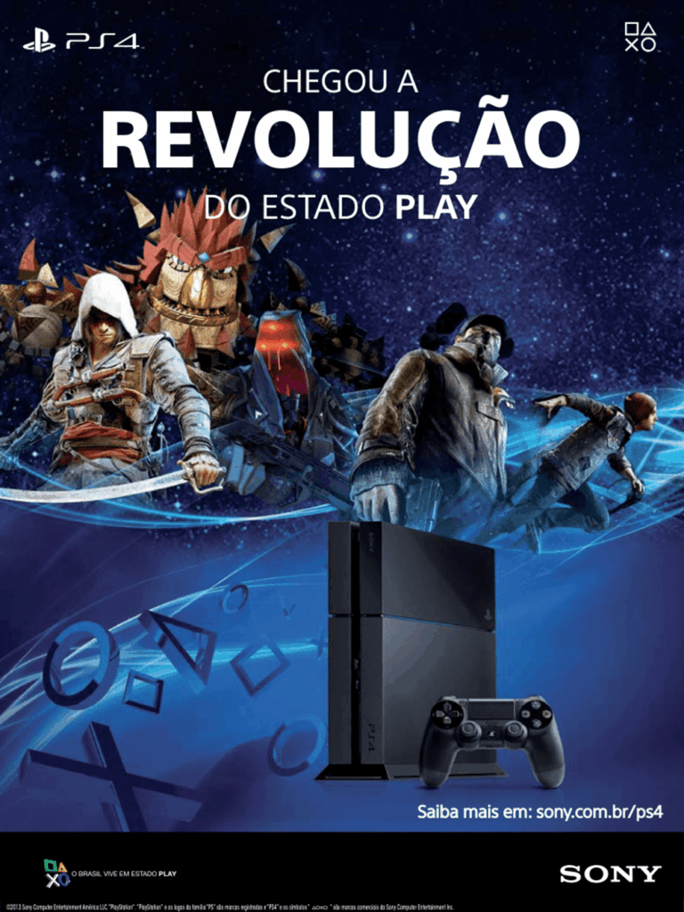 Propaganda PlayStation 4 - PlayStation 184 - 2013