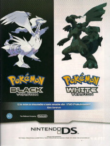 Propaganda Pokémon Black e White - Nintendo World 142 - 2011