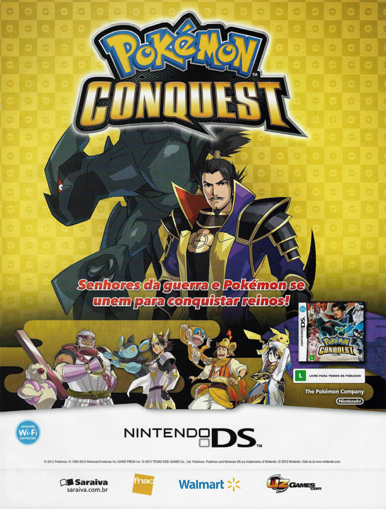 Propaganda Pokémon Conquest - Nintendo World 159 - 2012