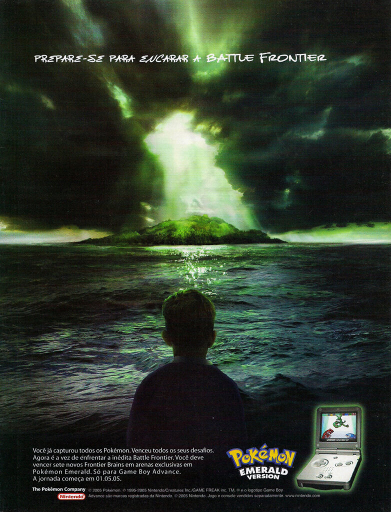 Propaganda Pokémon Emerald - Nintendo World 81 - 2005