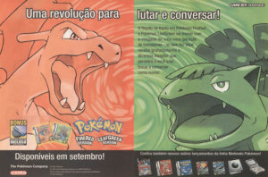 Propaganda Pokémon FireRed e LeafGreen - Nintendo World 73 - 2004