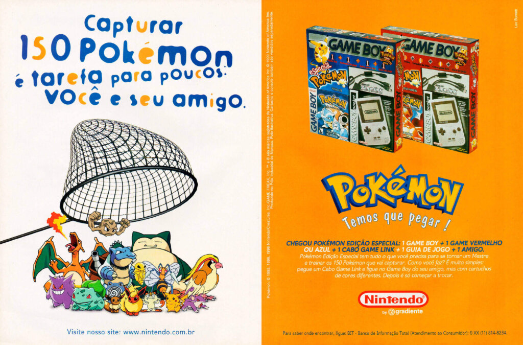 Propaganda Pokémon - Nintendo World 12 - 1999