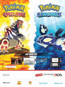 Propaganda Pokémon Omega Ruby & Alpha Sapphire - Nintendo World 186 - 2014