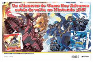Propaganda Pokémon Omega Ruby & Alpha Sapphire - Saraiva - Nintendo World 188 - 2015