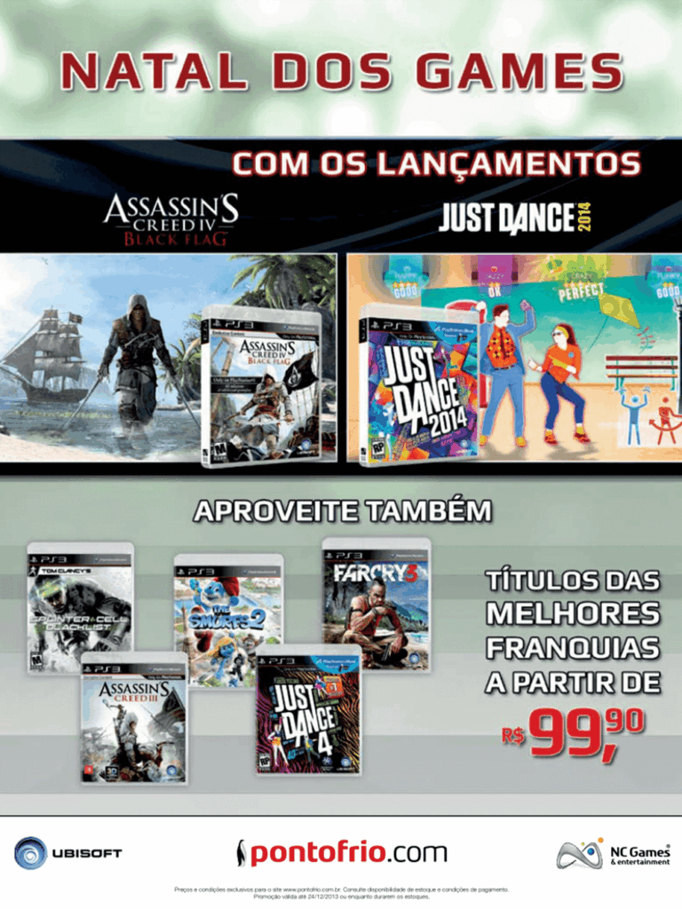 Propaganda Pontofrio.com - PlayStation 184 - 2013