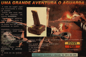 Propaganda PowerTron - Ação Games 01 - 1991