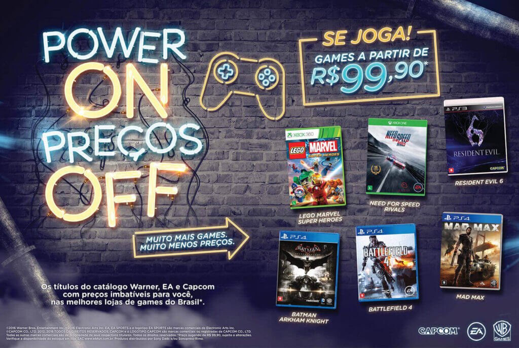 Propaganda Power On Preços Off - Revista PlayStation 221 - 2016