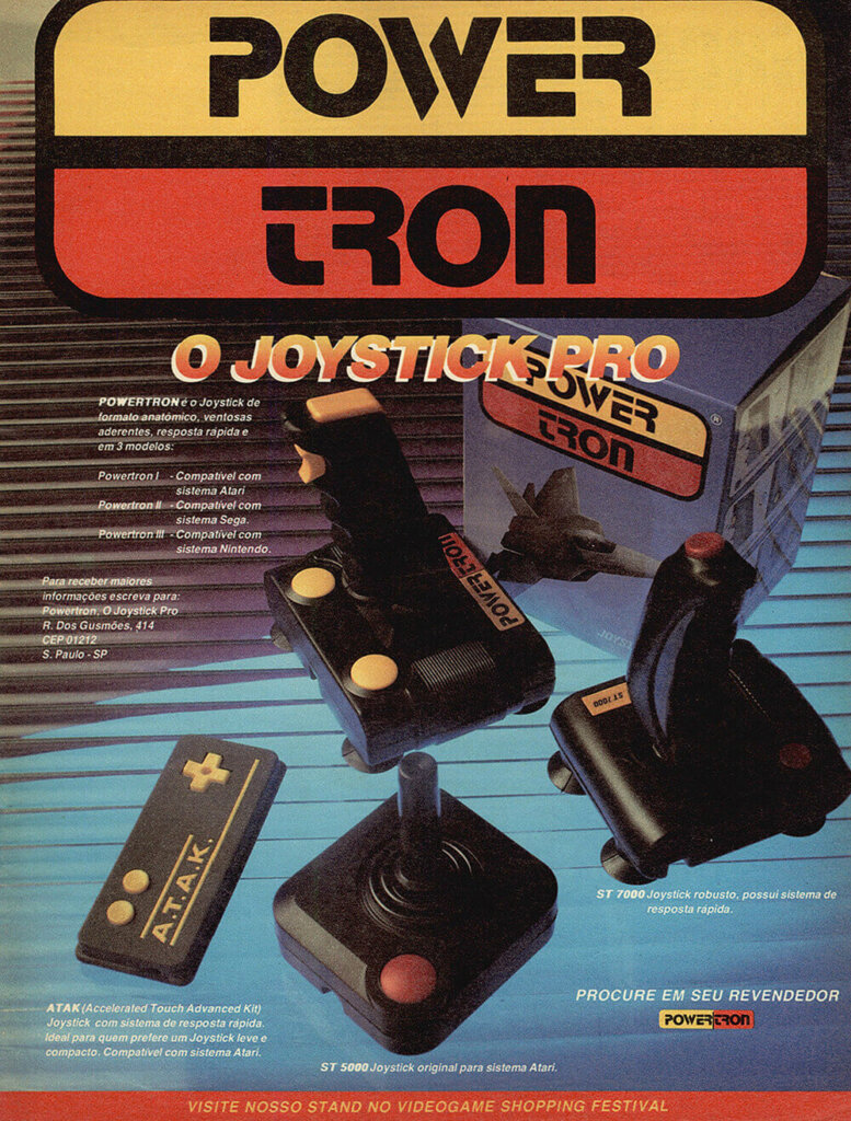 Propaganda PowerTron - Ação Games 03 - 1991