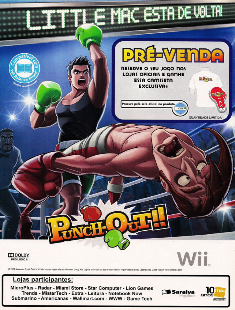 Propaganda Pré-venda Punch-Out!! - NGamer Brasil 23 - 2009