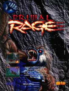 Propaganda Primal Rage - Ação Games 90 - 1995