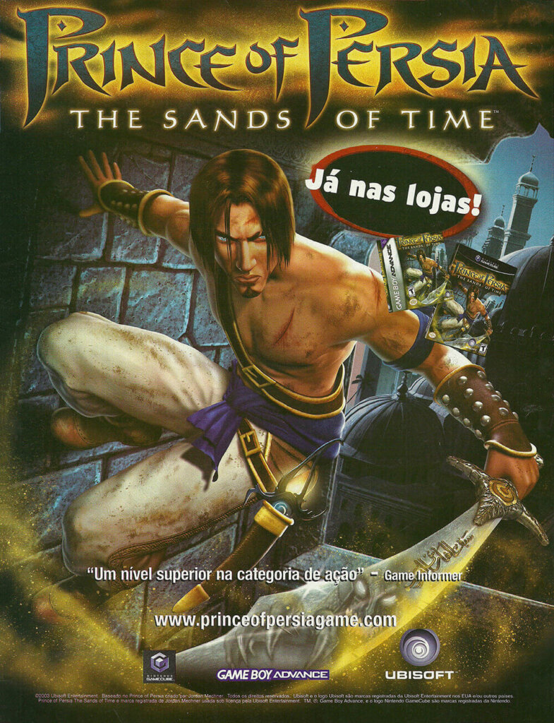 Propaganda Prince of Persia: The Sands of Time - Nintendo World 64 - 2003