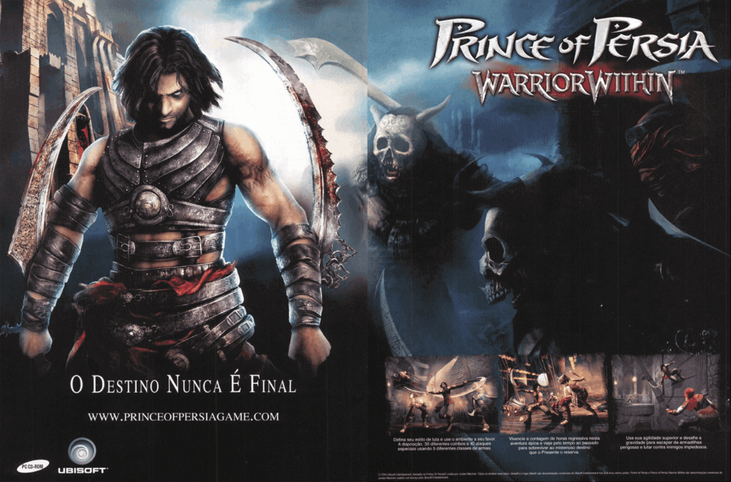 Propaganda Prince of Persia Warrior Within - EGM Brasil 33 - 2004