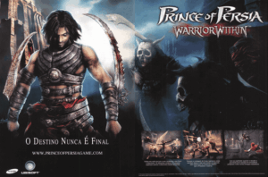 Propaganda Prince of Persia Warrior Within - EGM Brasil 33 - 2004