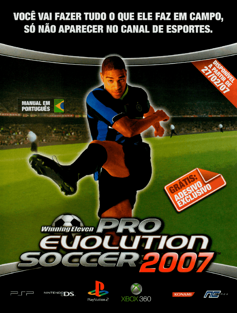 Propaganda Pro Evolution Soccer 2007 - SuperDicas PlayStation 44 - 2007