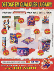 Propaganda Produtos Mario - Nintendo World 04 - 1998
