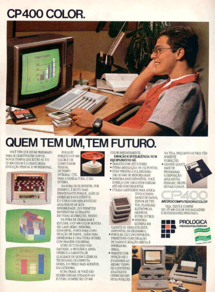 Propaganda Prológica - Micro Sistemas 39 - 1984