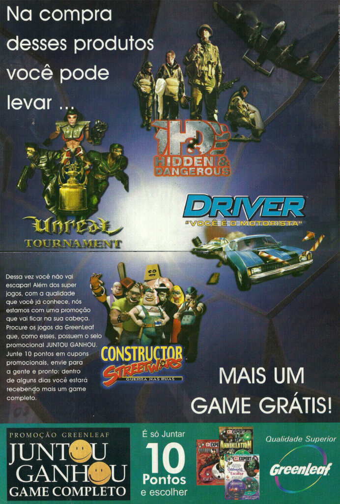 Propaganda Promoção Greenleaf - CD Expert 31 - 1999