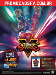 Propaganda Promoção Street Fighter V - Revista PlayStation 224 - 2016