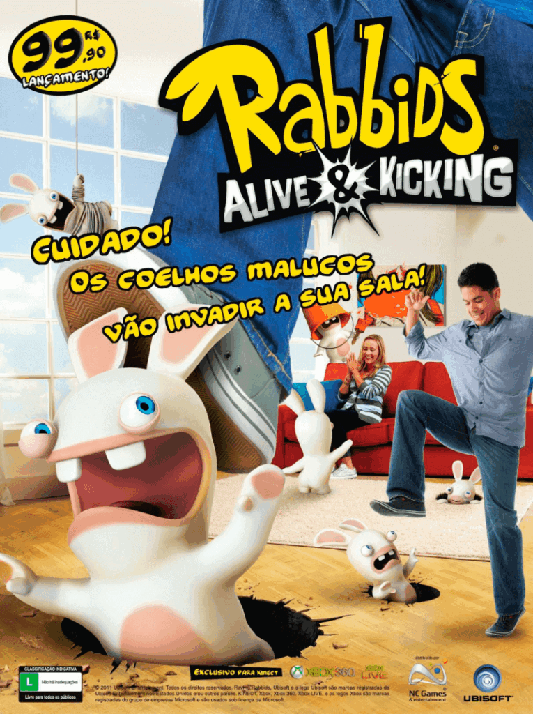 Propaganda Rabbids Alive & Kicking - Xbox 360 60 - 2011