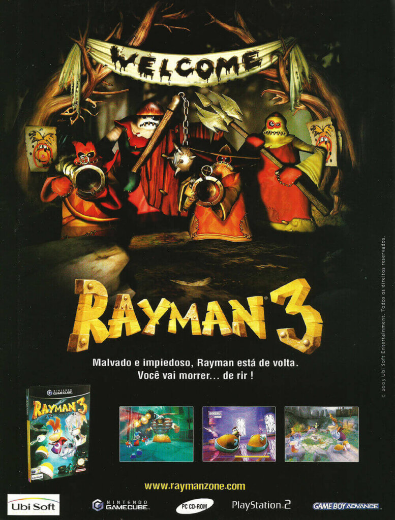 Propaganda Rayman 3 - EGM Brasil 12 - 2003