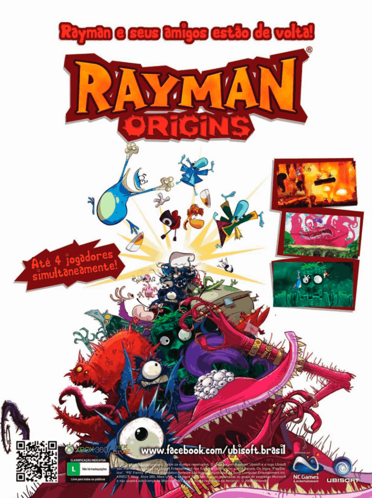 Propaganda Rayman Origins - Xbox 360 61 - 2011