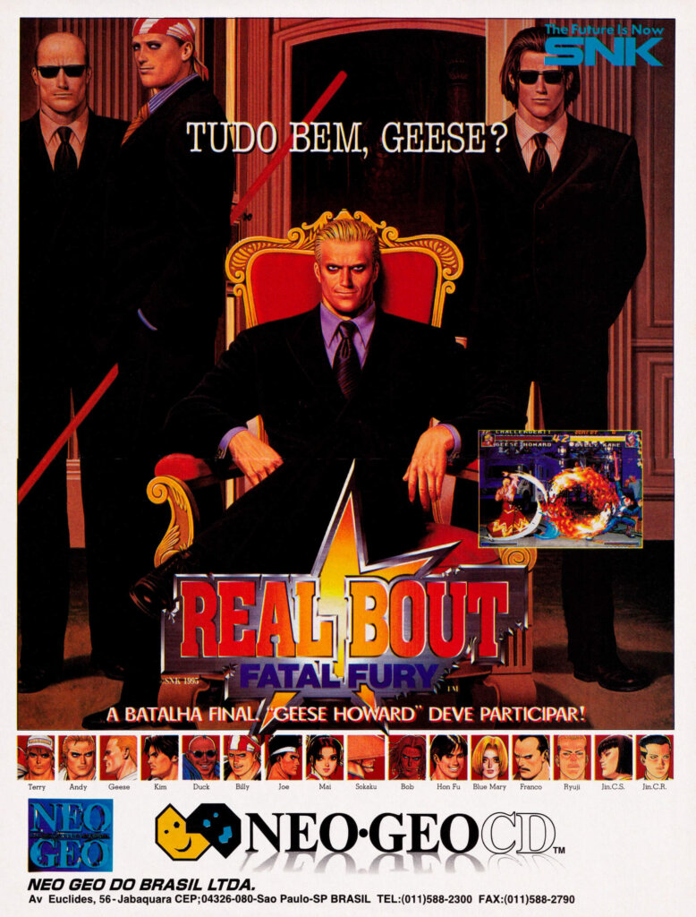 Propaganda Real Bout Fatal Fury - Herói Games 06 - 1996
