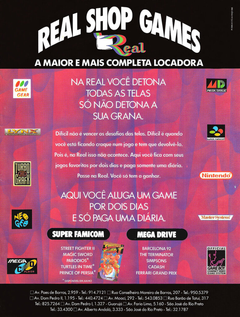 Propaganda Real Shop Games - Game Power 01 - 1992