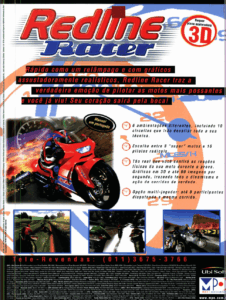 Propaganda Redline Racer - Revista do CD-Rom 37 - 1998