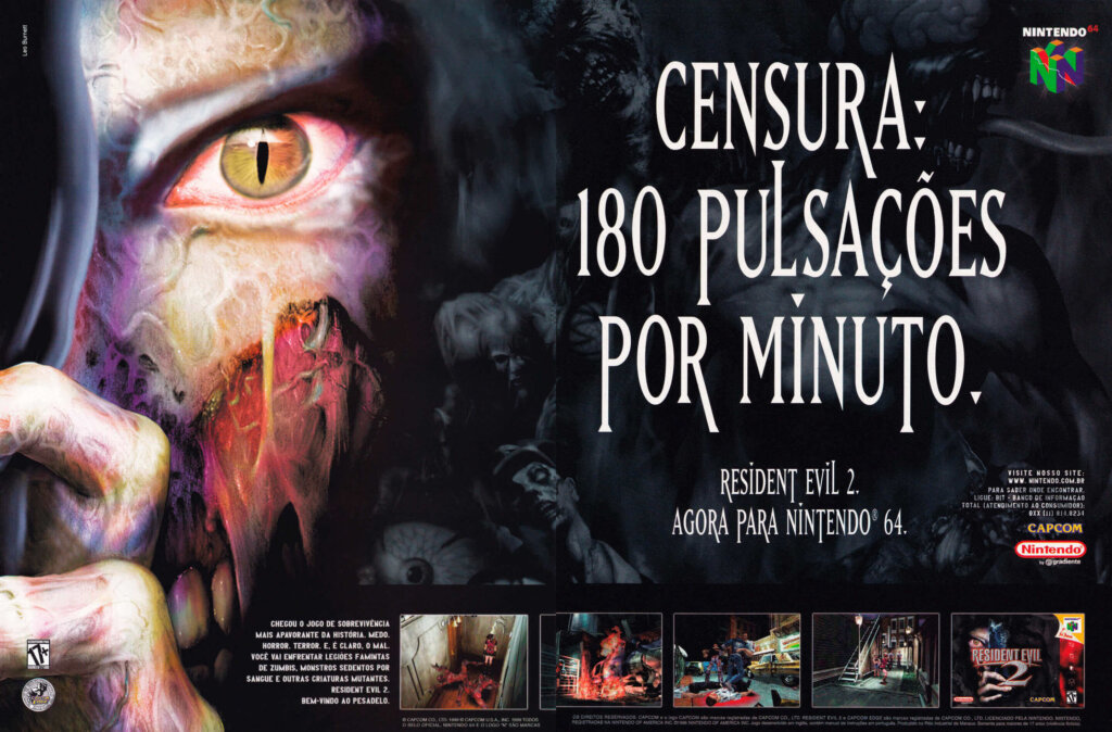 Propaganda Resident Evil 2 - Nintendo World 16 - 1999