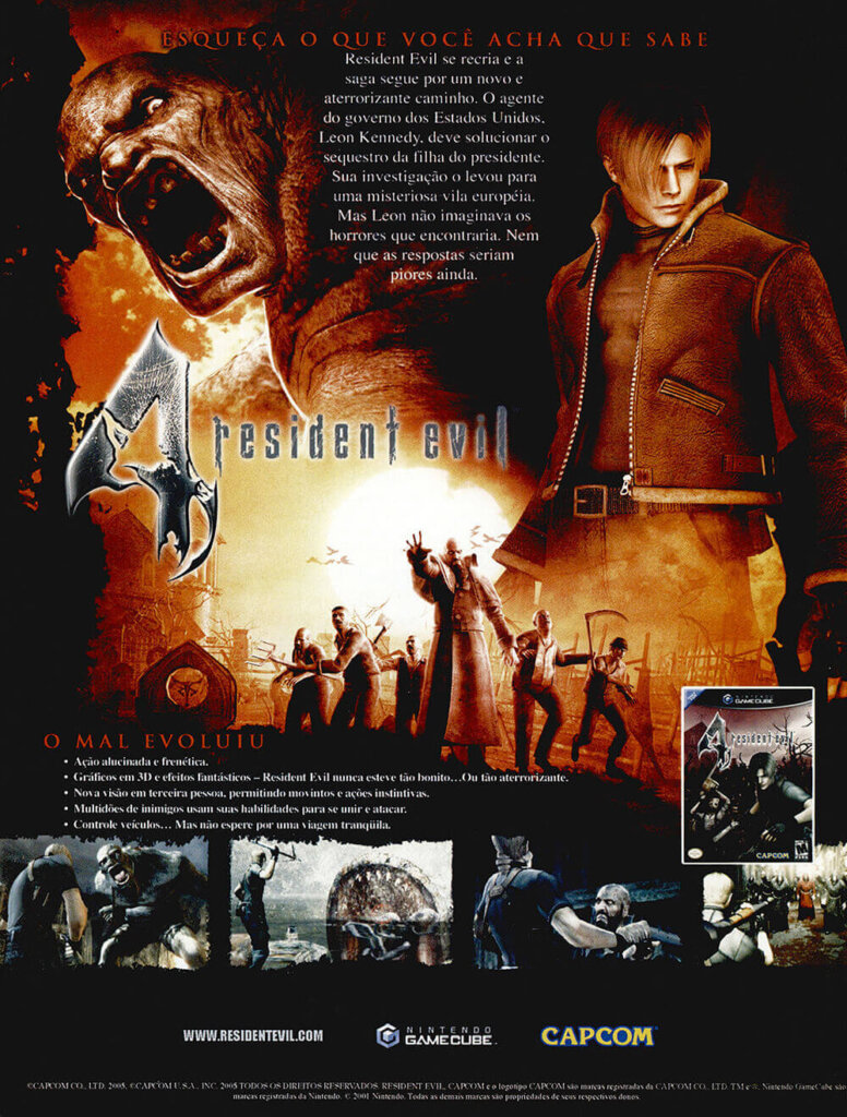 Propaganda Resident Evil 4 - Nintendo World 79 - 2005