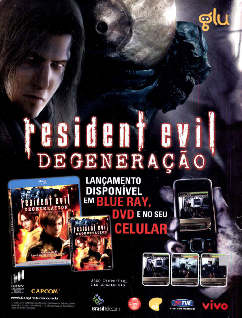 Propaganda Resident Evil Degeneração - Game Master 48 - 2009