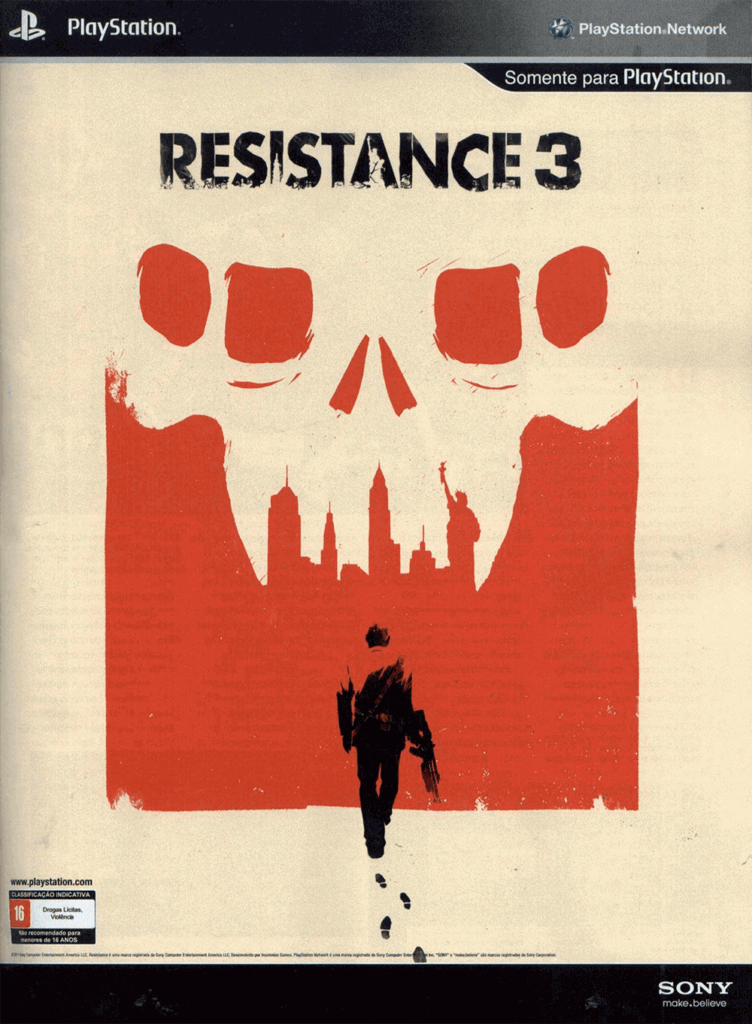 Propaganda Resistance 3 - Revista PlayStation 155 - 2011