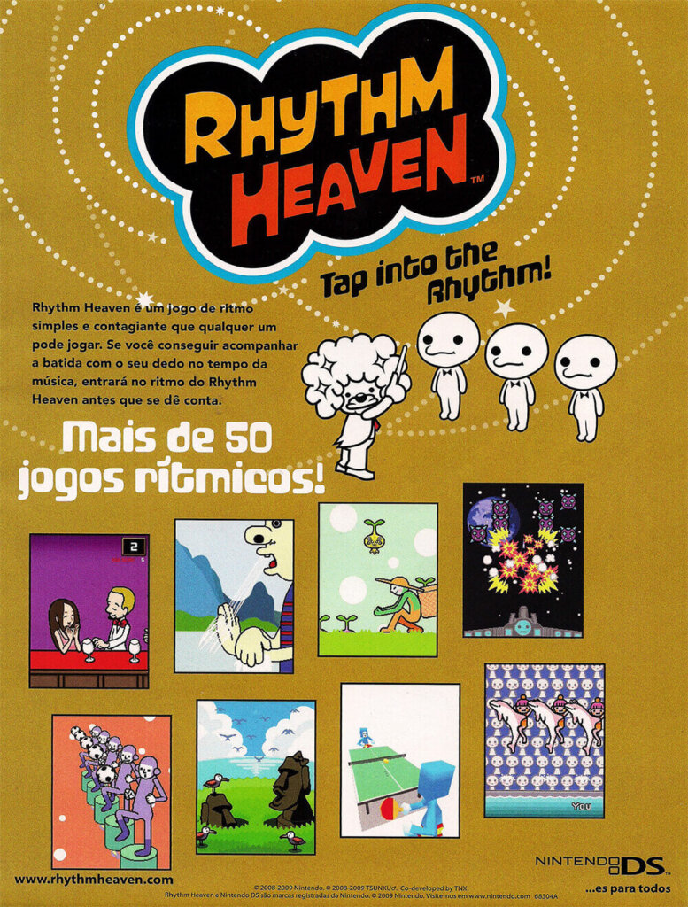 Propaganda Rhythm Heaven - NGamer Brasil 23 - 2009