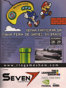 Propaganda Rio Game Show - Nintendo World 128 - 2009