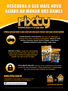Propaganda Rixty - Revista PlayStation 175 - 2013