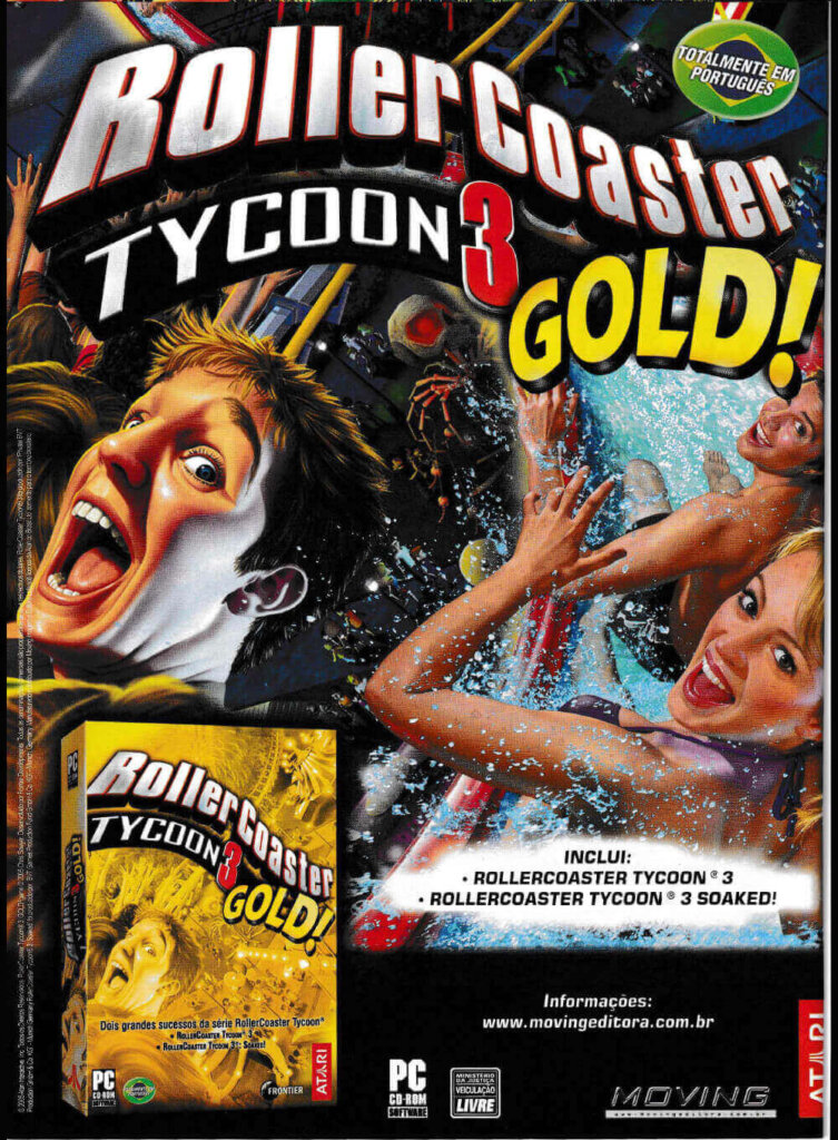 Propaganda Roller Coaster Tycoon 3 Gold! - FullGames 61 - 2005