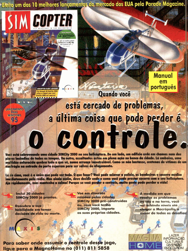 Propaganda SIMCopter - Revista do CD-Rom 22 - 1997